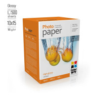 Фотопапір ColorWay, глянцевий, A6 (10x15), 180 г/м², 500 арк (PG1805004R)