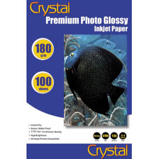 Фотобумага Crystal, глянцевая, A4, 180 g/m², 100 л (GL-A4-180-100)