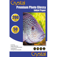 Фотобумага Crystal, глянцевая, A4, 200 g/m², 50 л (GL-A4-200-50)