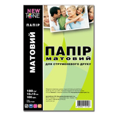 Фотобумага NewTone, матовая, 180 g/m², A6 (10x15), 100 л (M180.F100N)