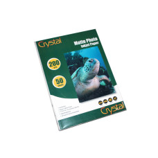 Фотобумага Crystal, матовая, A4, 200 g/m², 50 л (MT-A4-200-50)