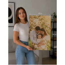 Картина по фото на холсте 40x60 см