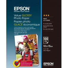 Epson Value Glossy Photo Paper, 10x15 мм, 100 листов (C13S400039)