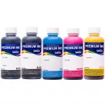 Чорнило для EcoTank L7160, L7180 (InkTec аналог Epson 105/106, 5x100ml, E0013-100MB + E0017-100Mx)